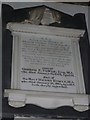 St Nicholas, Upper Chute: memorial (1)