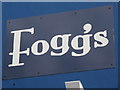 Sign for Fogg