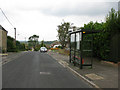 The Folly Crescent bus shelter on Grove Hill, Highworth