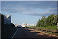 Shrewsbury bypass approaching Bayston Hill Roundabout