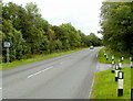 Right turn for Caehopkin Scout Hut