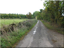SP2307 : Minor road leading to the A361 by Nick Smith