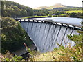 The dam at Castlehill Reservoir