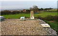 Trig point at Bullamor Reservoirs