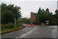 Road closed at Cilcewydd