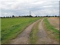 Farm track off Hawbush Road, Weston