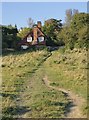 View towards Barn House Lane from the Brooks