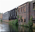 Derelict canal-side factories near Saltley, Birmingham