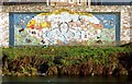 Glasgow canal mural