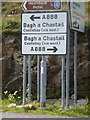 Northbay: signage on the A888