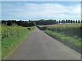 Stratton Lane approaches Northington Down Farm