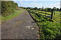 Track near Pedington Manor Farm