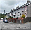 Northern end of Mackintosh Terrace, Trelewis