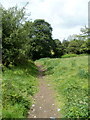 Track north of a sports area near Trelewis Community Centre