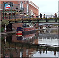 Canal and footbridge