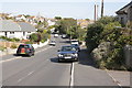 Sweet Hill Road: cars are allowed to park on the pavement (apparently)