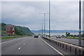 A55 approaching Colwyn Bay