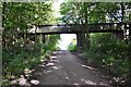 Box girder bridge over the Transpennine Trail