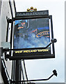 West Midland Tavern (2) - sign, Lowesmoor Place, Worcester