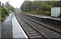 A view east along Llanwrtyd railway station