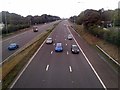 The southbound carriageway of the M6