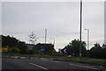 Roundabout at the entrance to Basildon Leisure Park