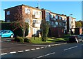 Flats at the NE end of Shakespeare Crescent, Newport