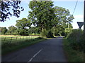 Road heading north towards Beausale