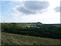 View of Postling, from the Downs