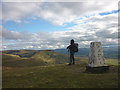 NY7323 : On top of Murton Pike (594m) by Karl and Ali