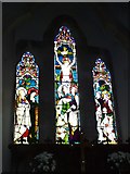 SY7994 : St. John the Evangelist, Tolpuddle: stained glass window (f) by Basher Eyre