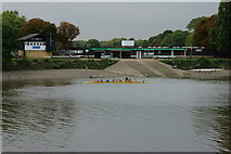 TQ2376 : Across the River Thames, Fulham, London by Peter Trimming