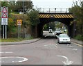 North side of Hatchet Road railway bridge, Stoke Gifford