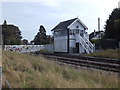 Brigg signal box and level crossing