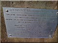 Lochfoot Millennium Stone Plaque