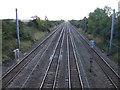 Railway towards Peterborough