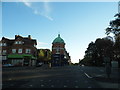 High Street Bordon at the junction of Chalet Hill