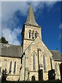 NY7756 : The spire of Holy Trinity Church, Whitfield by Mike Quinn