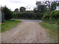 Bridleway looking towards Redisham Road