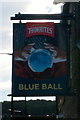 The Blue Ball Pub Sign (2012 Style), Main Road, Wharncliffe Side