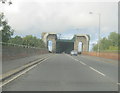 A1231 approaching Queen Alexandra Bridge from the south