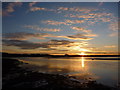 NT6678 : Coastal East Lothian : Biel Water Sunset by Richard West