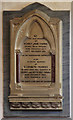 St Margaret the Queen, Buxted - Wall monument