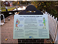 Welshpool Town Lock information point