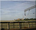 TQ3089 : From the train, a glimpse of Alexandra Palace by Christopher Hilton