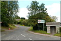 Southern boundary of Mynydd-bach 