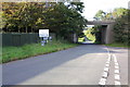 Shipton Lane at A35 underpass near Gribb Farm