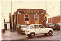 My Renault 4 on the corner of Acton Lane in 1981