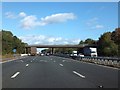 Minor road bridge over M5 near Sneedham