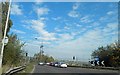 The roundabout at junction 33 M1 motorway